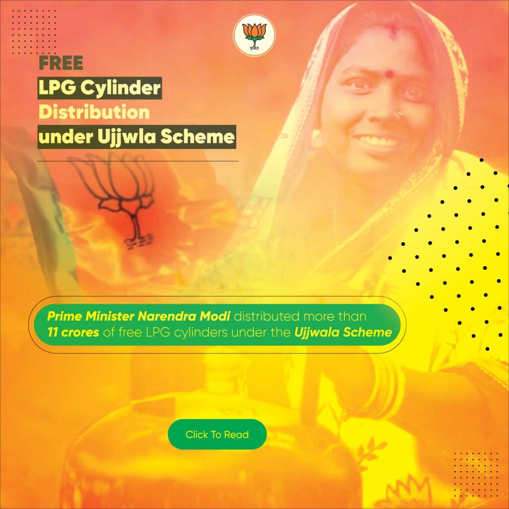 Prime Minister Narendra Modi transformed the lives of women by providing free gas connections under the Ujjwala scheme